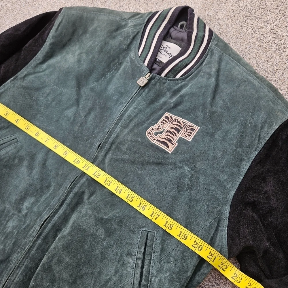 Vintage Disney Suede TIGGER 1968 Winnie Pooh Embroidered Varsity Bomber Jacket S